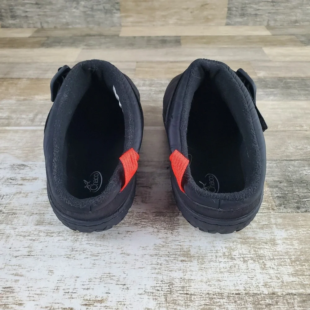 Chaco Ramble Puff Mens Clogs Sz 9.5 Comfort Black Quilted Round Toe Slip On